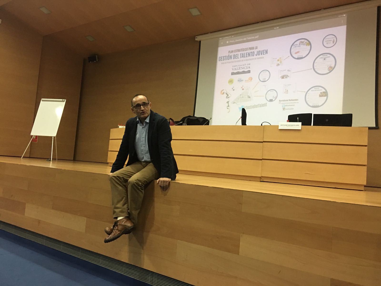 Bartolomé Nofuentes en la UV