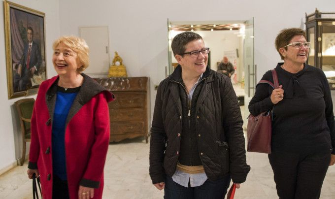 Isabel García recibe a Dtra Género de Flacso Argentina foto_Abulaila (3)