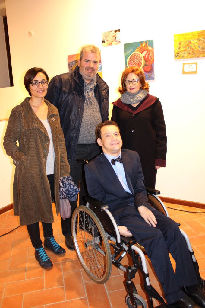 exposición Francisco Javier Planells pintura con la boca