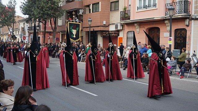 Desfile en una de las celebraciones de la Semana Santa Marinera en años anteriores