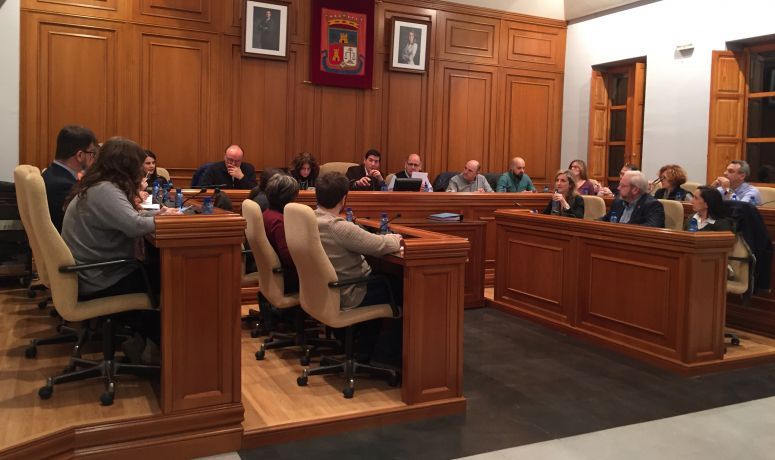 Sessió plenària a l'Ajuntament de Burjassot