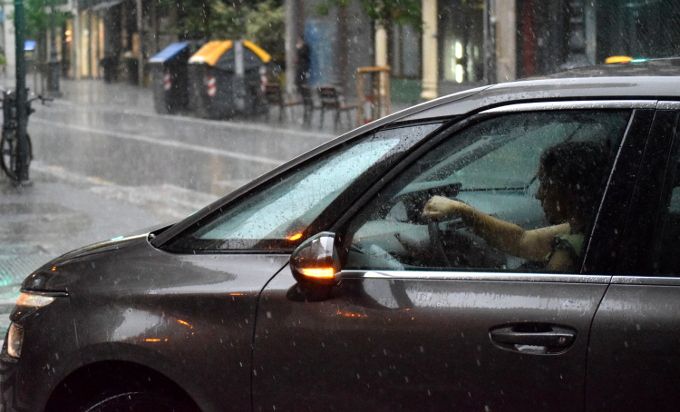 Fortes pluges a València