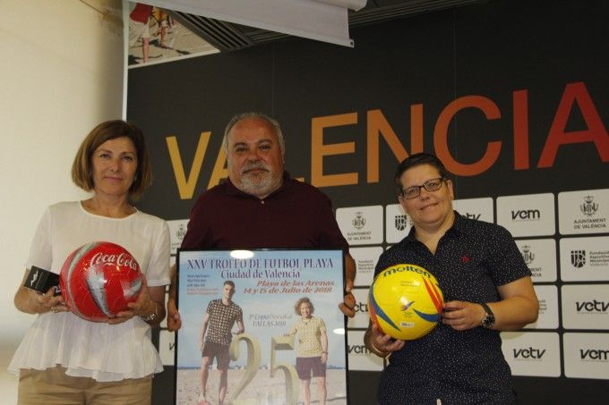 Trofeo- Ciutat -e València - Futbol- Playa