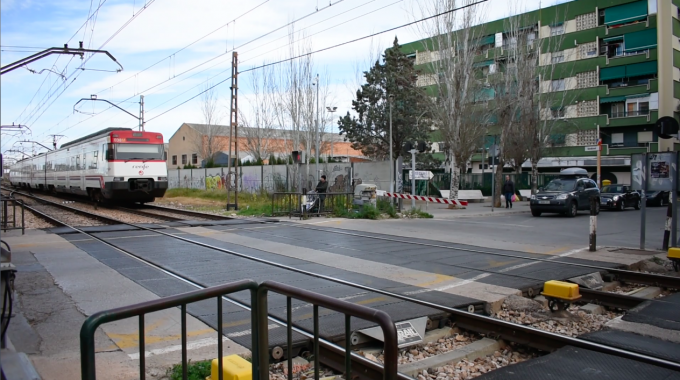 Paso a nivel de Alfafar