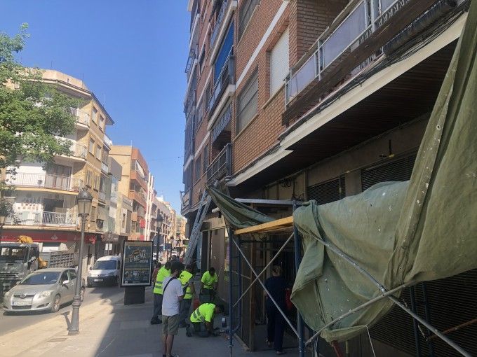 Montaje protecciones Cordà Calle Mayor 2