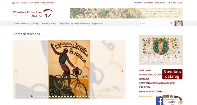 Biblioteca Valenciana Digital Bivaldi