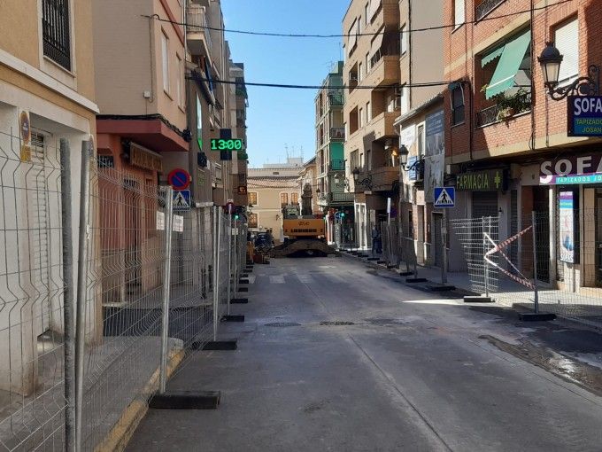 Obras calle San Antonio de Paterna
