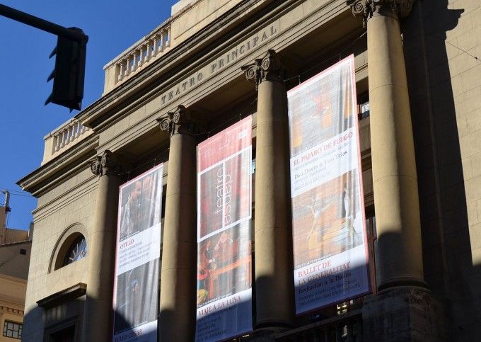 Fachada del Teatre Principal de València