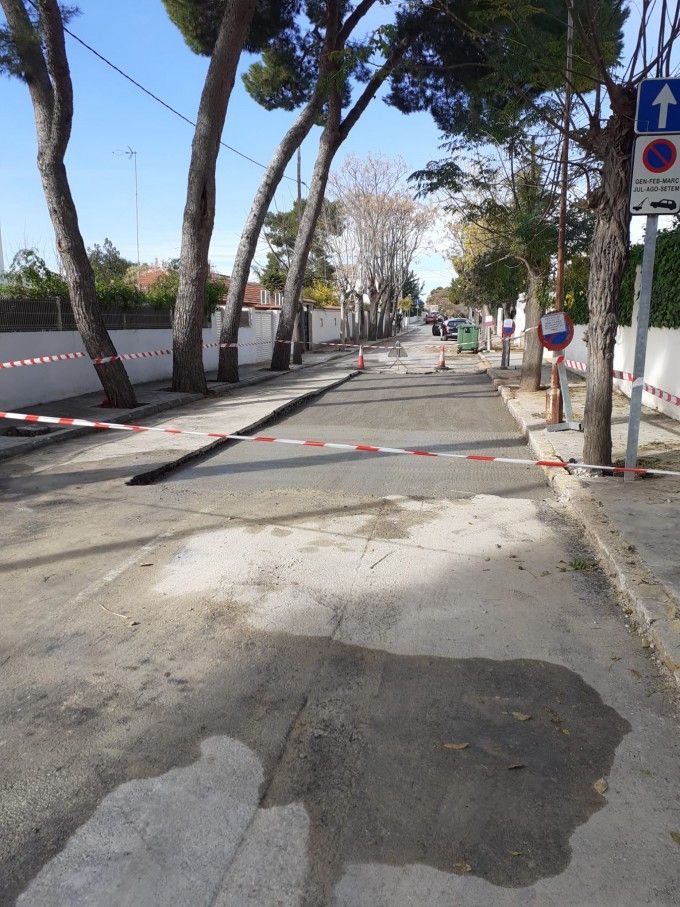 Asfaltado calle 10 La Canyada