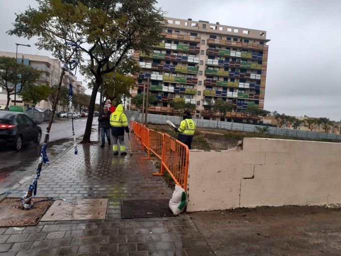 Daños de la borrasca Gloria en Paterna