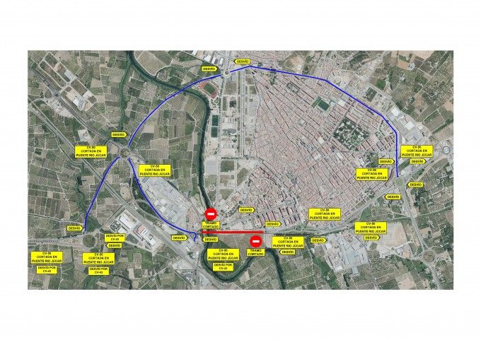 DESVIOS DE TRÁFICO CV-50 PONT PELLICER