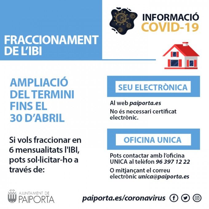 fraccionament ibi