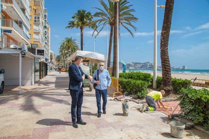 Obres de reestructuració passeig marítim 3