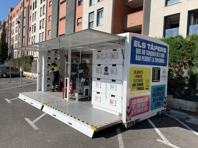 Ecoparque móvil en Lloma Llarga