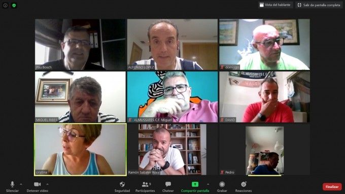 reunió telemàtica clubs esportius