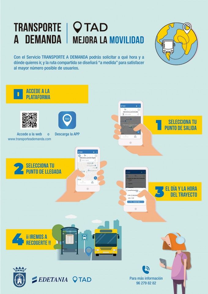 Cartel Transporte a demanda