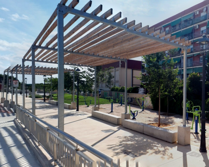 1209 pèrgoles Benimàmet 3. Poliesportiu