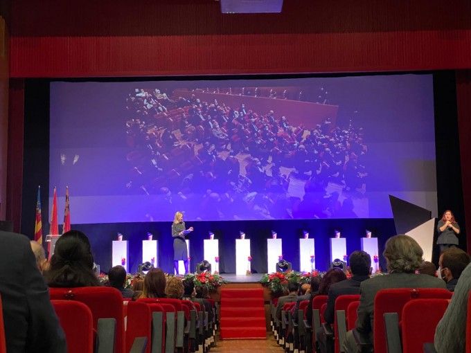 Momento de la Gala de entrega de Premios Paterna Ciudad de Empresas