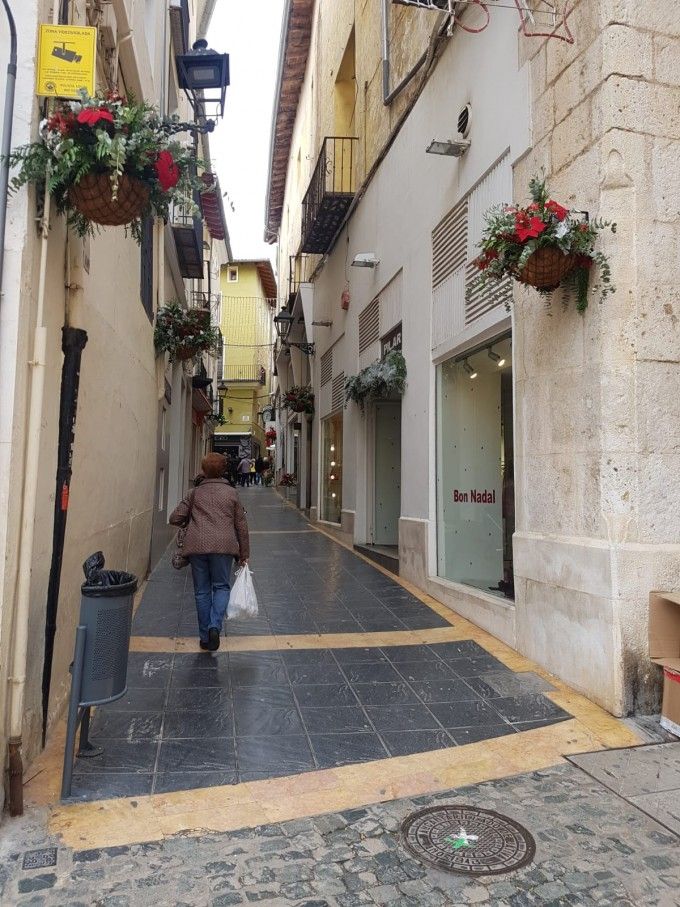 Calle comercial de Xàtiva