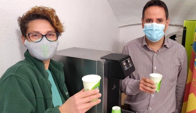 Alcalde Foios Sergi Ruiz i Regidora Medi Ambient Amparo Pérez