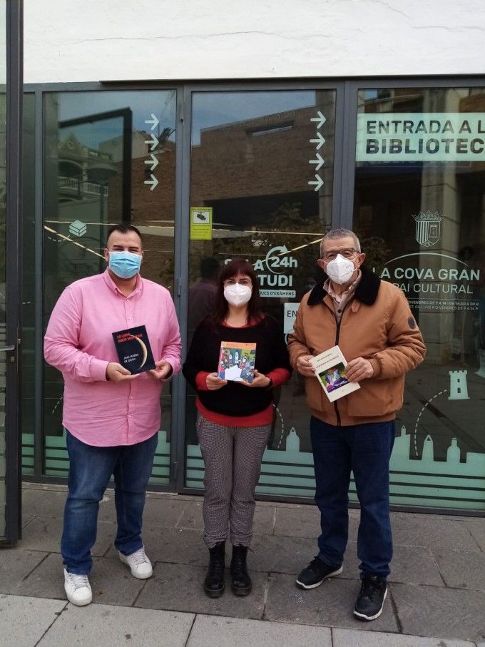 El concejal Lucas Jodar junto a Anna Roig y José María de Diego