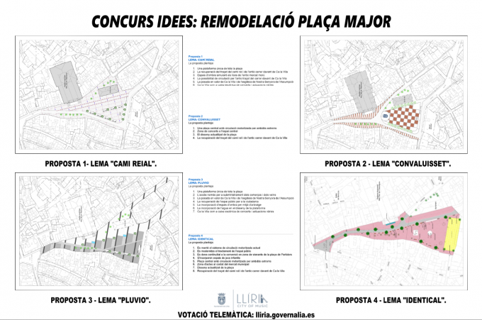 lliria propuestas plaza mayor