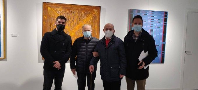 211220 Regidor Cultura Juanjo Civera, Alcalde Sergi Ruiz, guanyador Paco Corell