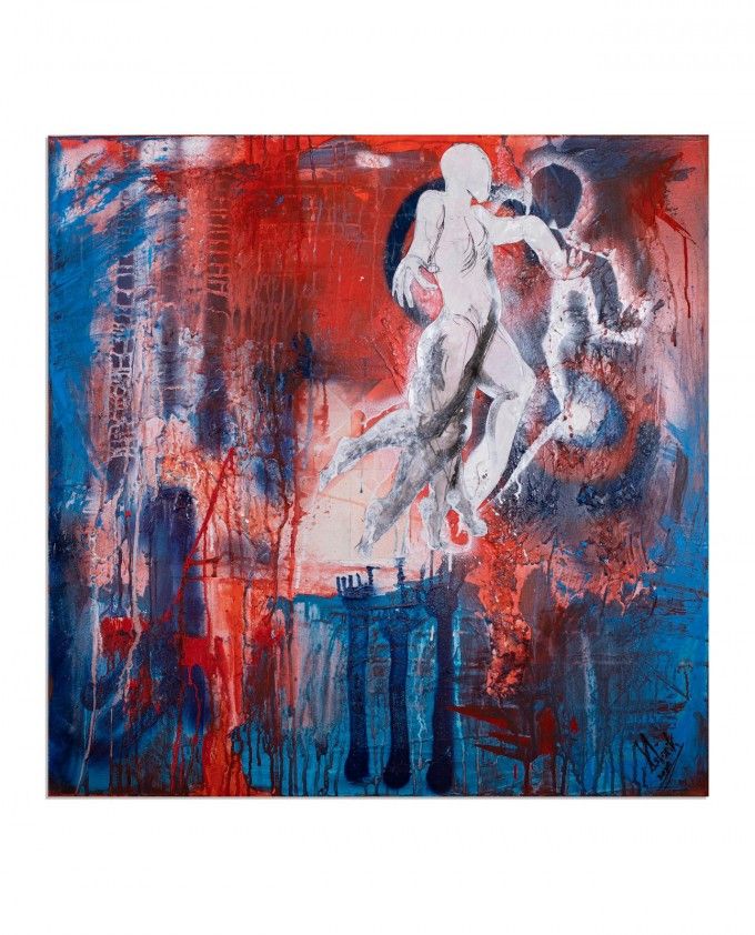 0105 Obra de la expo sobre la pandèmia