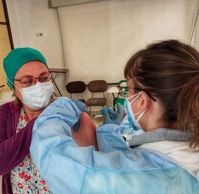 Vacunación sanitarios en Paterna