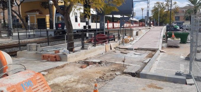 Obras estacion La Canyada