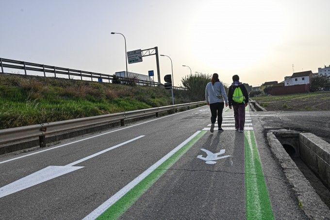 senda peatones castellas