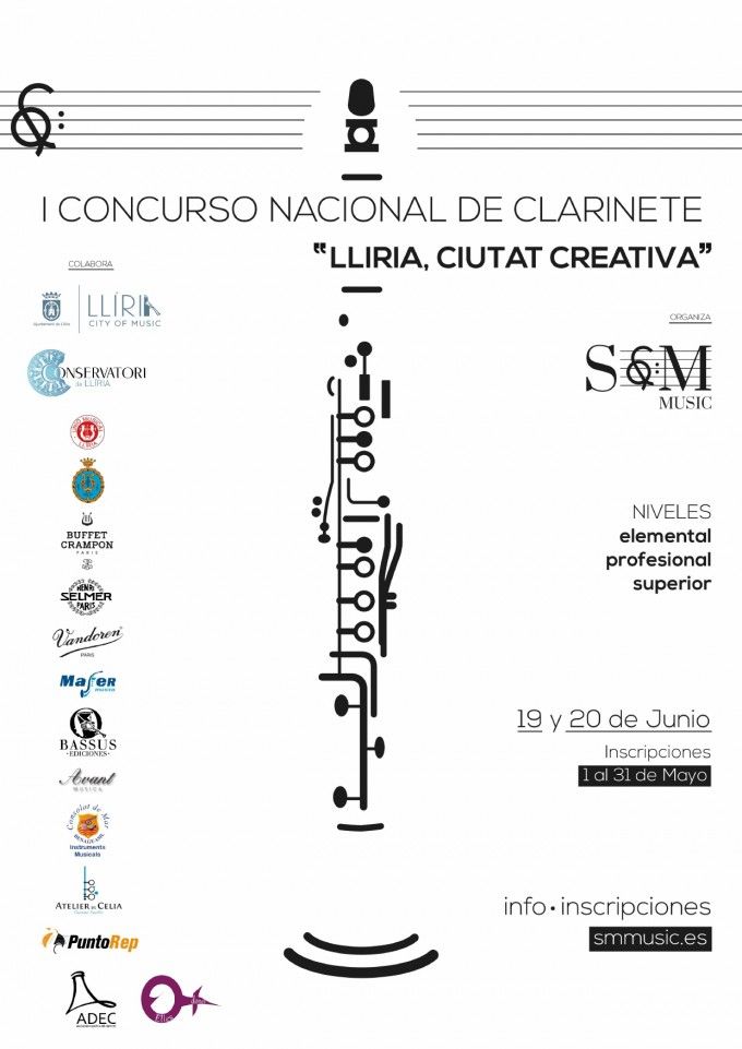 Cartel Concusro Clarinete