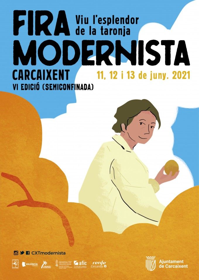 cartel Fira modernista 2021 carcaixent