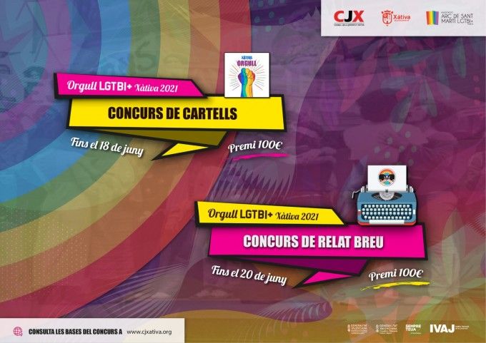 Concursos Orgull LGTBI+ 2021 xàtiva