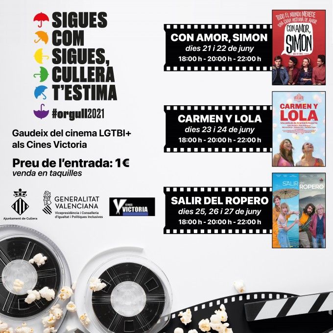 Cartelleria cinemaLGTBI CULLERA