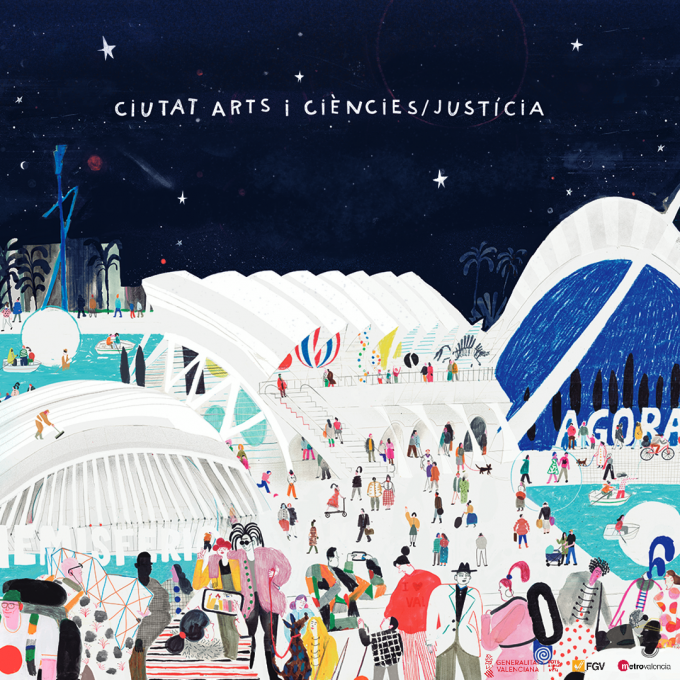 ciutat arts ciencies justicia linea 10