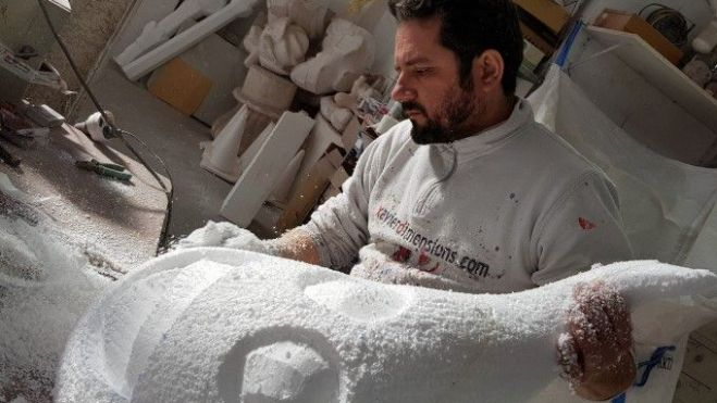 Xavi Herrero, artista fallero