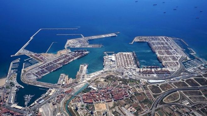 Vista aèria del Port de València