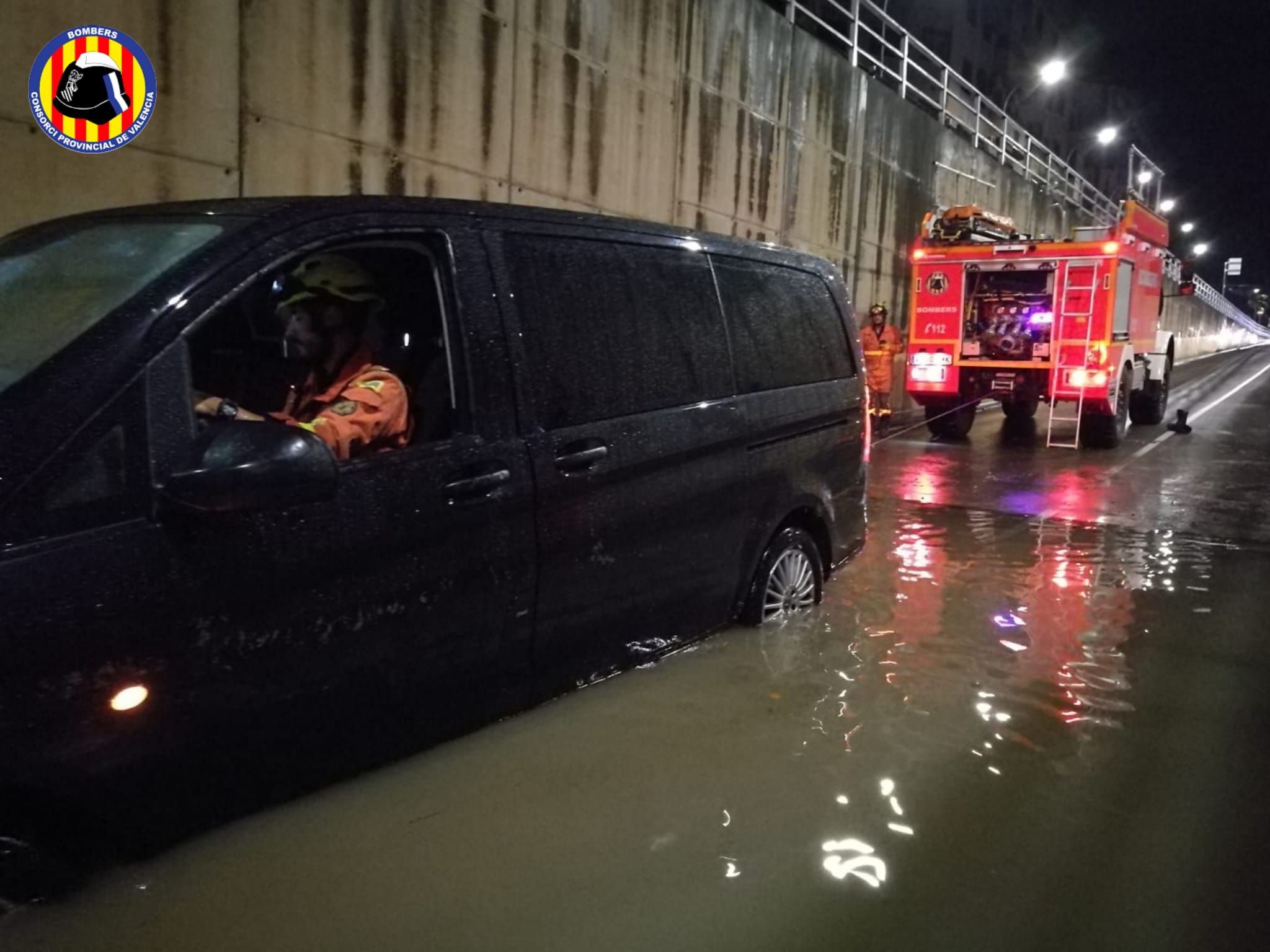 El Consorcio Provincial de Bomberos, en una de sus actuaciones la pasada noche