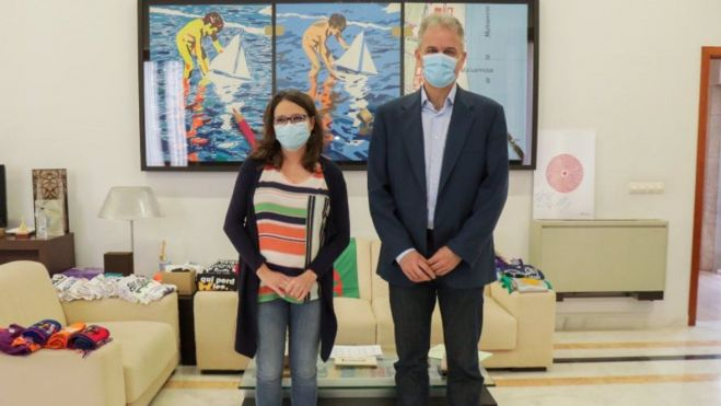 La vicepresidenta primera y el vicepresidente segundo del Consell, Monica Oltra y Héctor Illueca