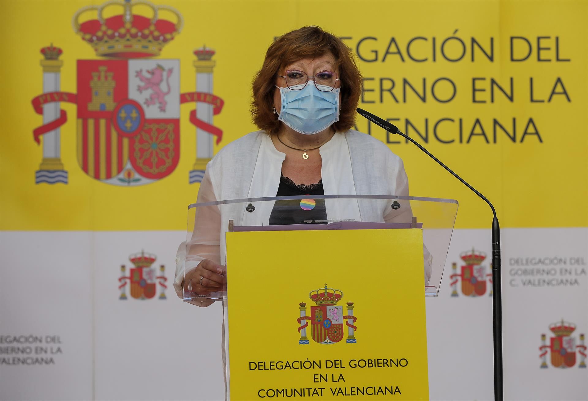 La delegada del Govern en la Comunitat Valenciana, Gloria Calero