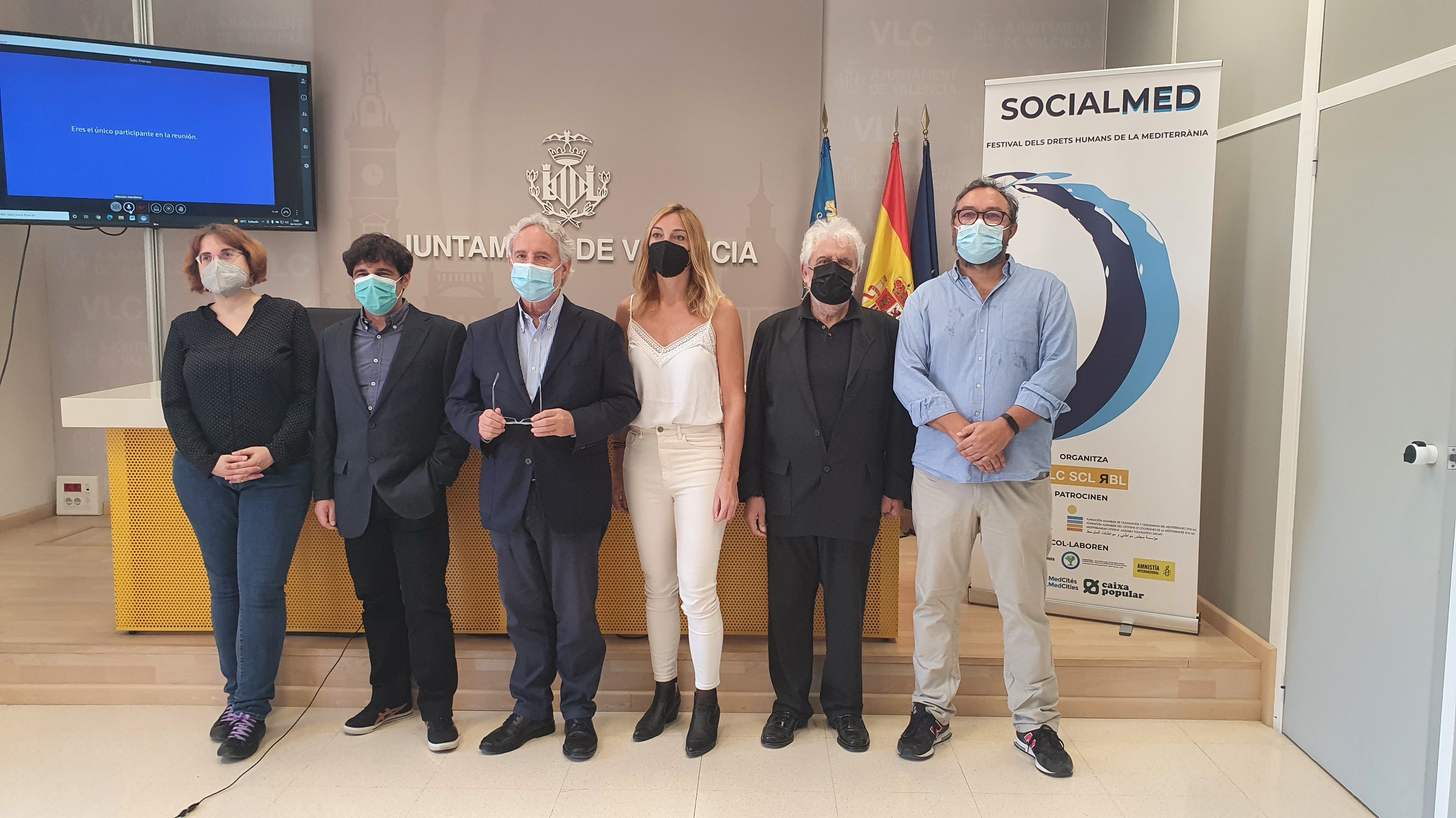 Emiliano García, durante la presentación de SocialMed