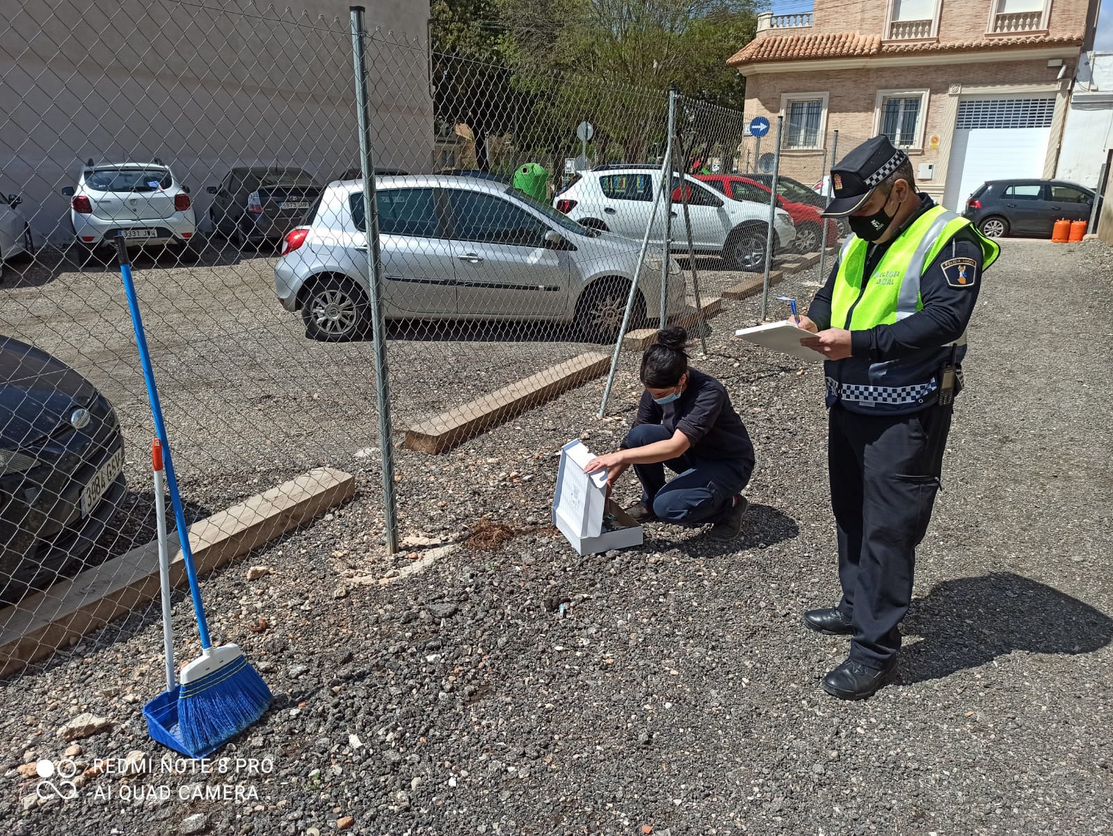 Recollida de les mostres d'ADN caní a Almussafes
