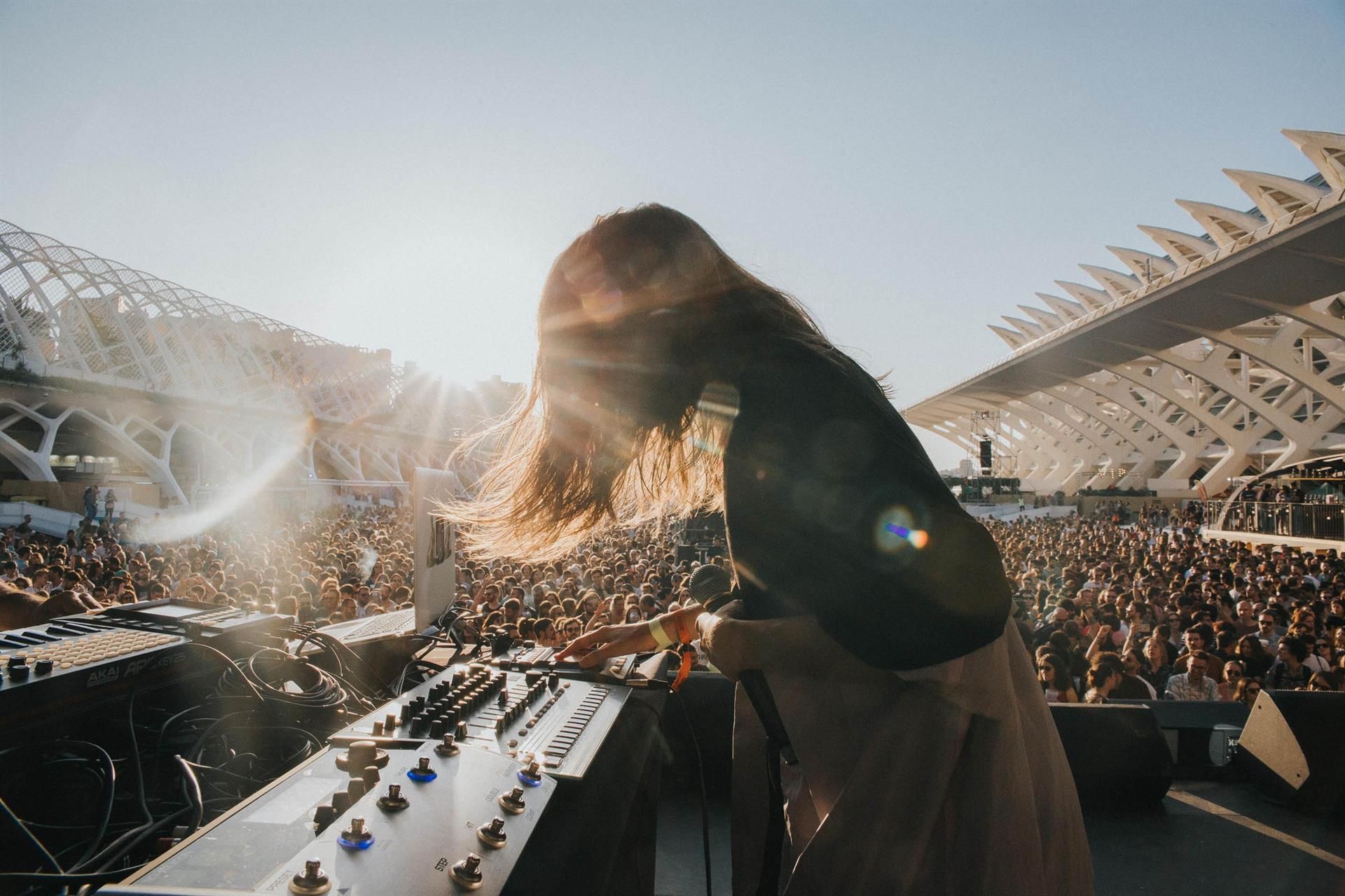 Una de les artistes participants en el Festival de Les Arts