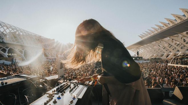 Una de les artistes participants en el Festival de Les Arts