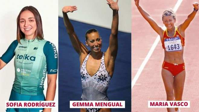 Sofría Rodríguez, Gemma Mengual y María Vasco