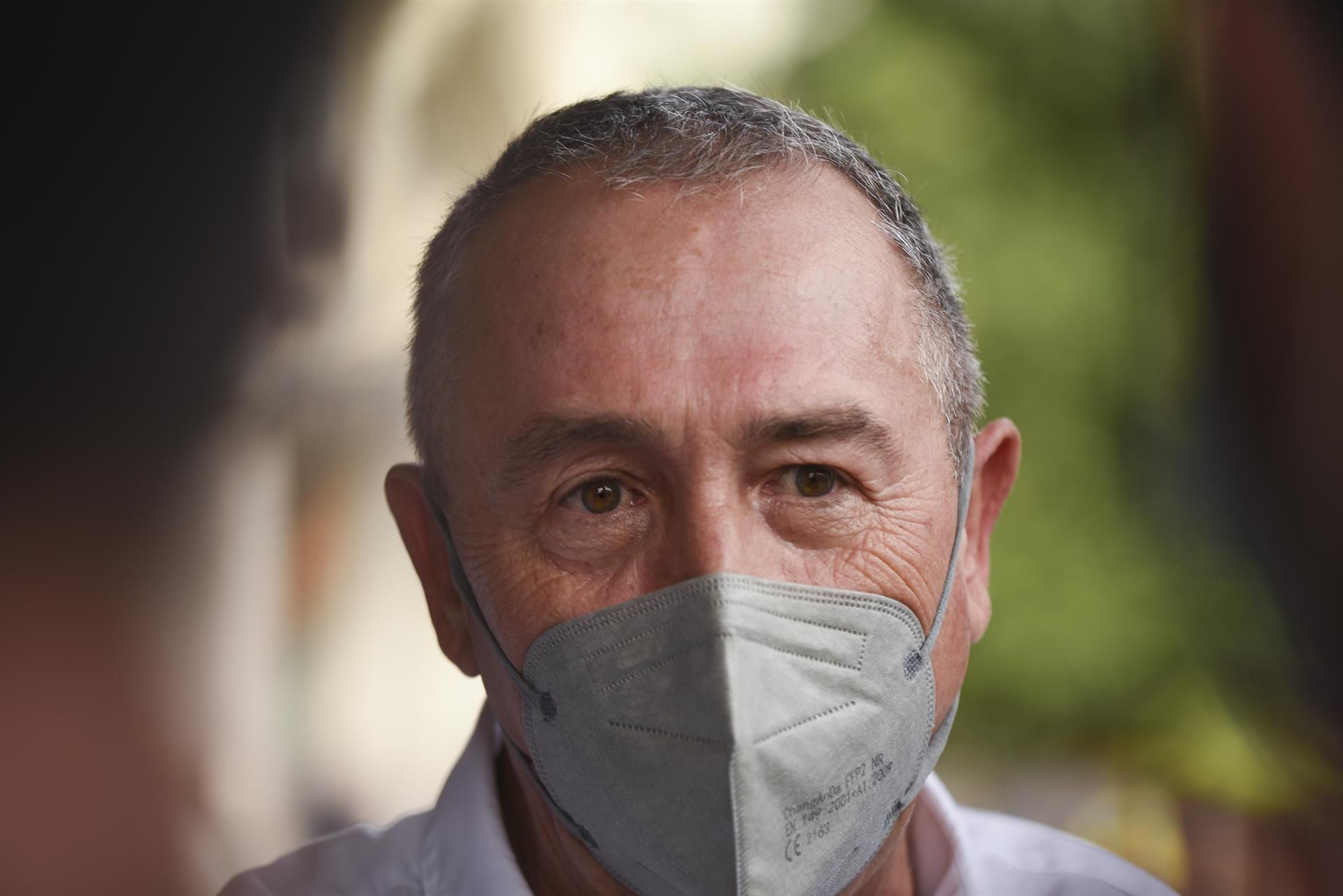 El portaveu de Compromís en el Congrés, Joan Baldoví, atén els mitjans