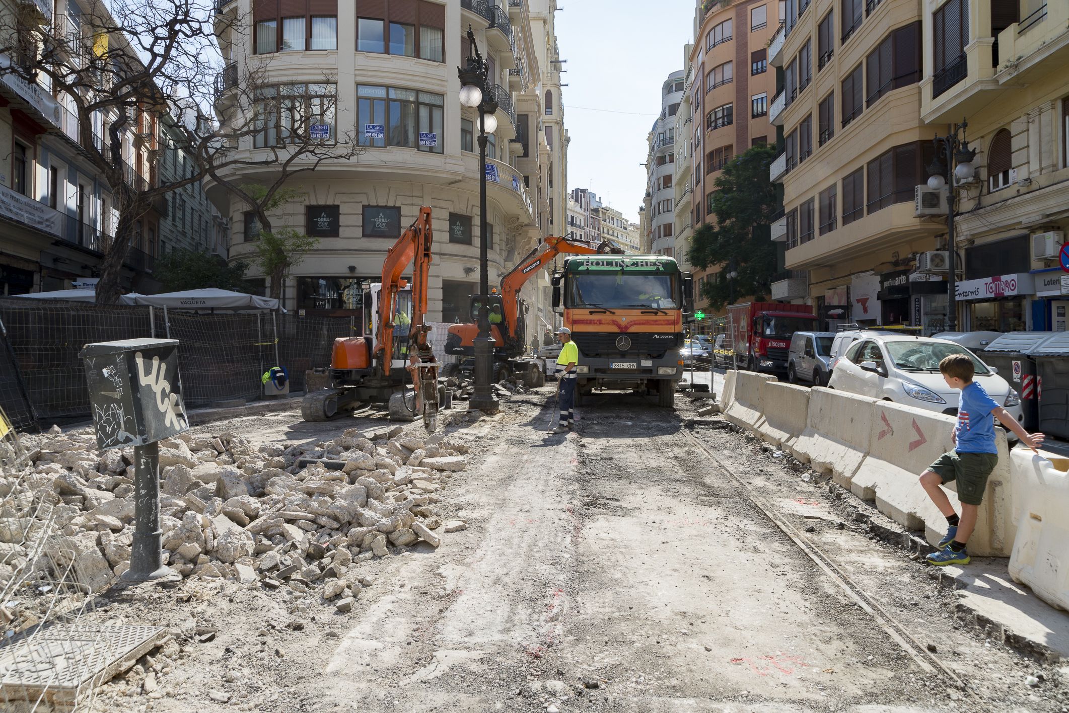 Obras Plaza de Brujas de València - Xisco Navarro València Extra