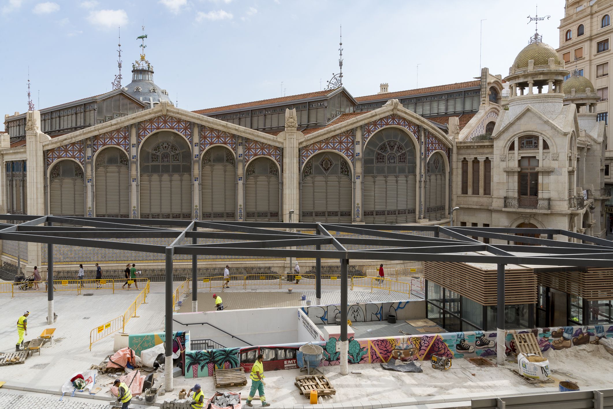 Obras Plaza de Brujas de València - Xisco Navarro València Extra