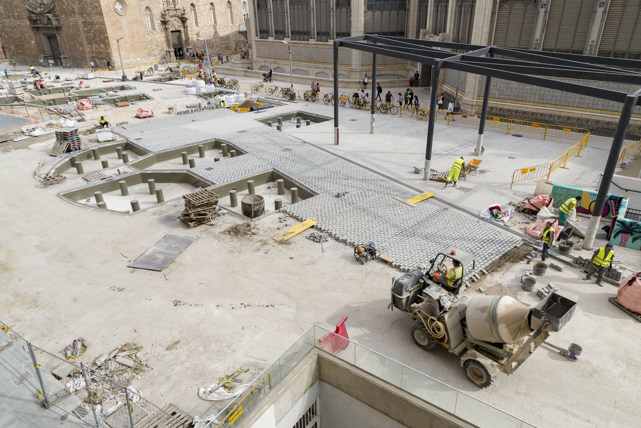 Obras Plaza de Brujas de València - Xisco Navarro València Extra